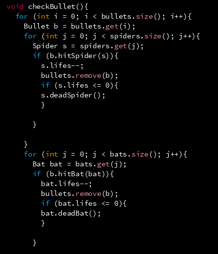 code about the buttons